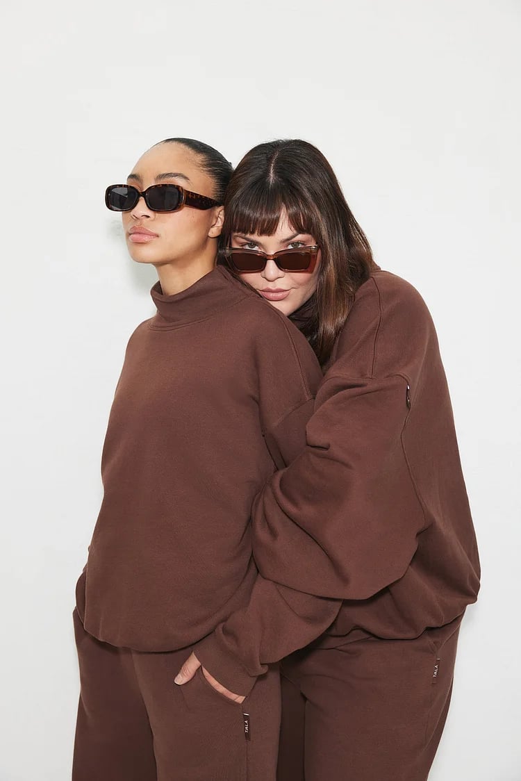 💥MID-NECK HOODIE SET