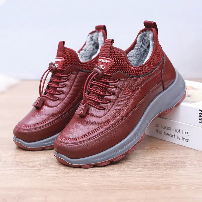 Chunky Casual Shoes for Women for Fall and Winter with Soft