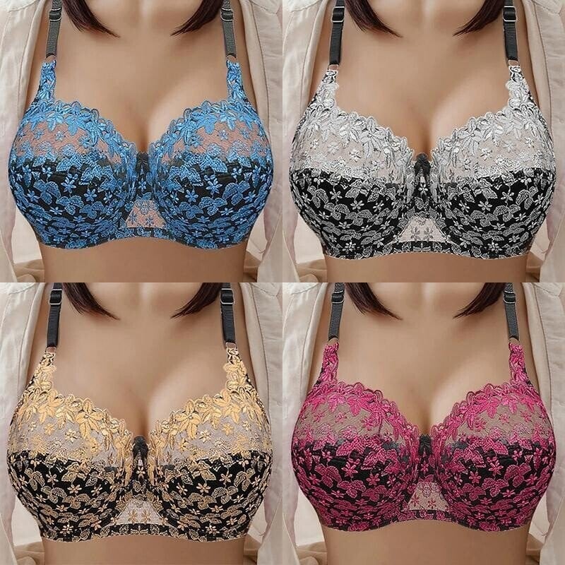 š„ Plus Size Bra Women Wire Free Comfort Soft Breathableš„