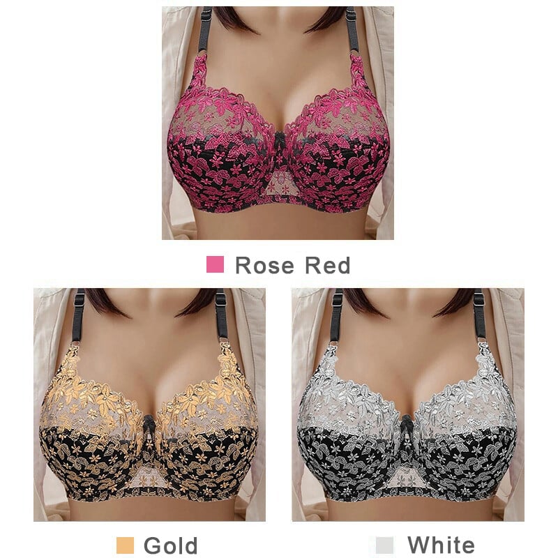 š„ Plus Size Bra Women Wire Free Comfort Soft Breathableš„