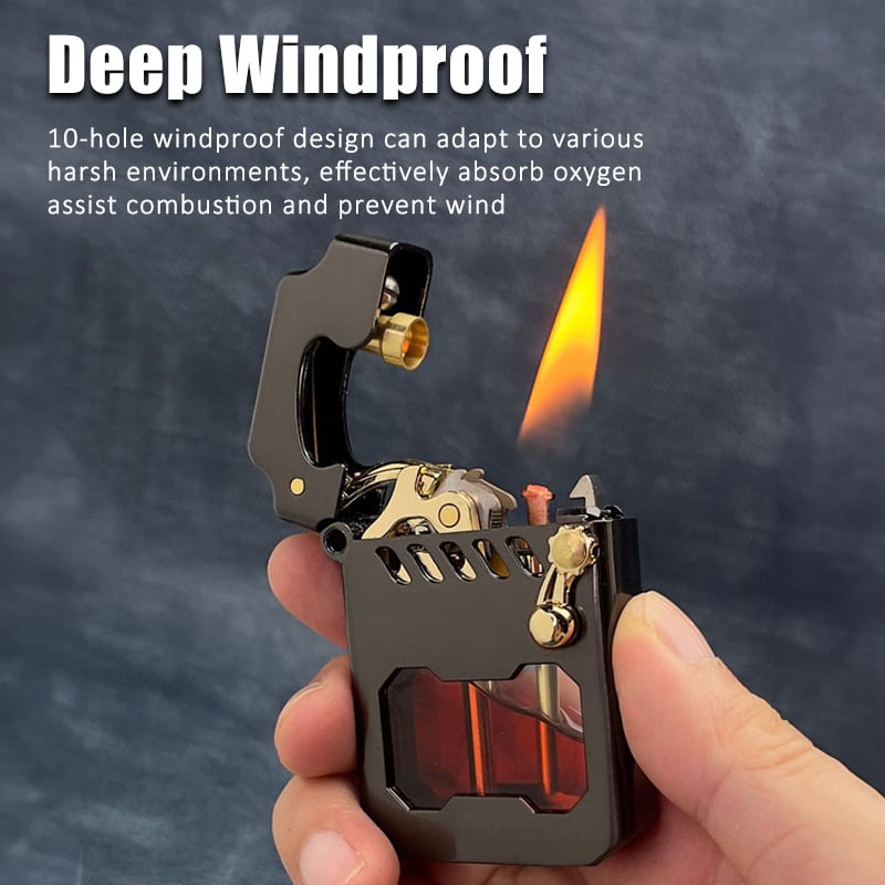 💖Mecha Metal Rocker Lighter