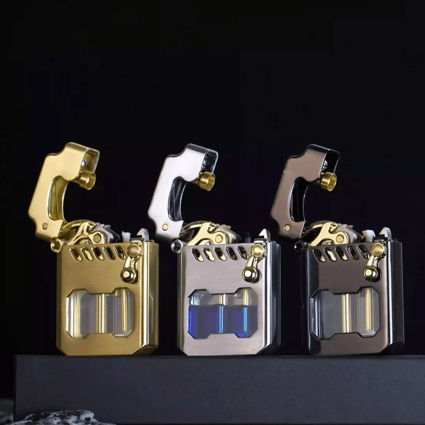 💖Mecha Metal Rocker Lighter