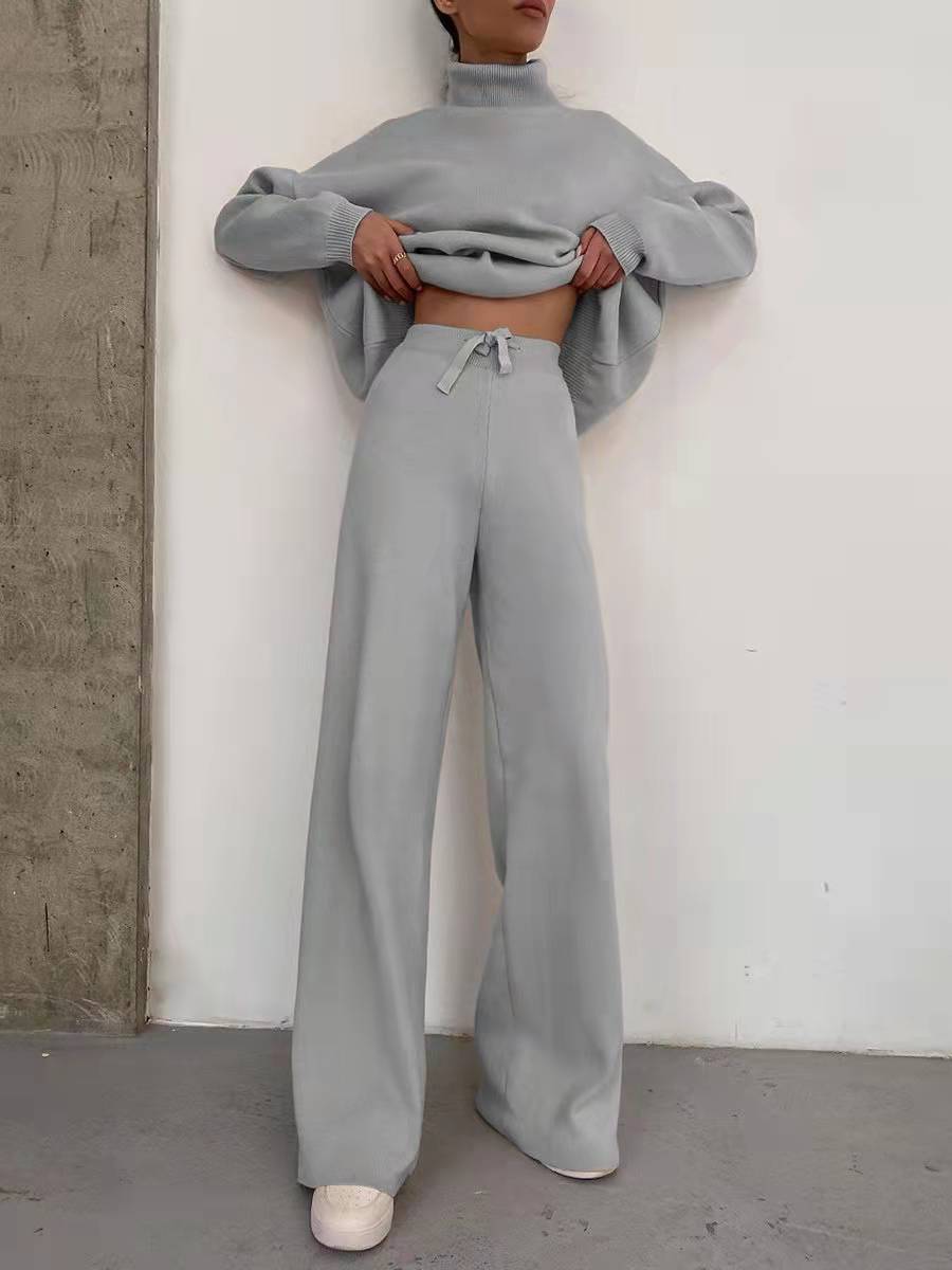 💥MID-NECK HOODIE SET