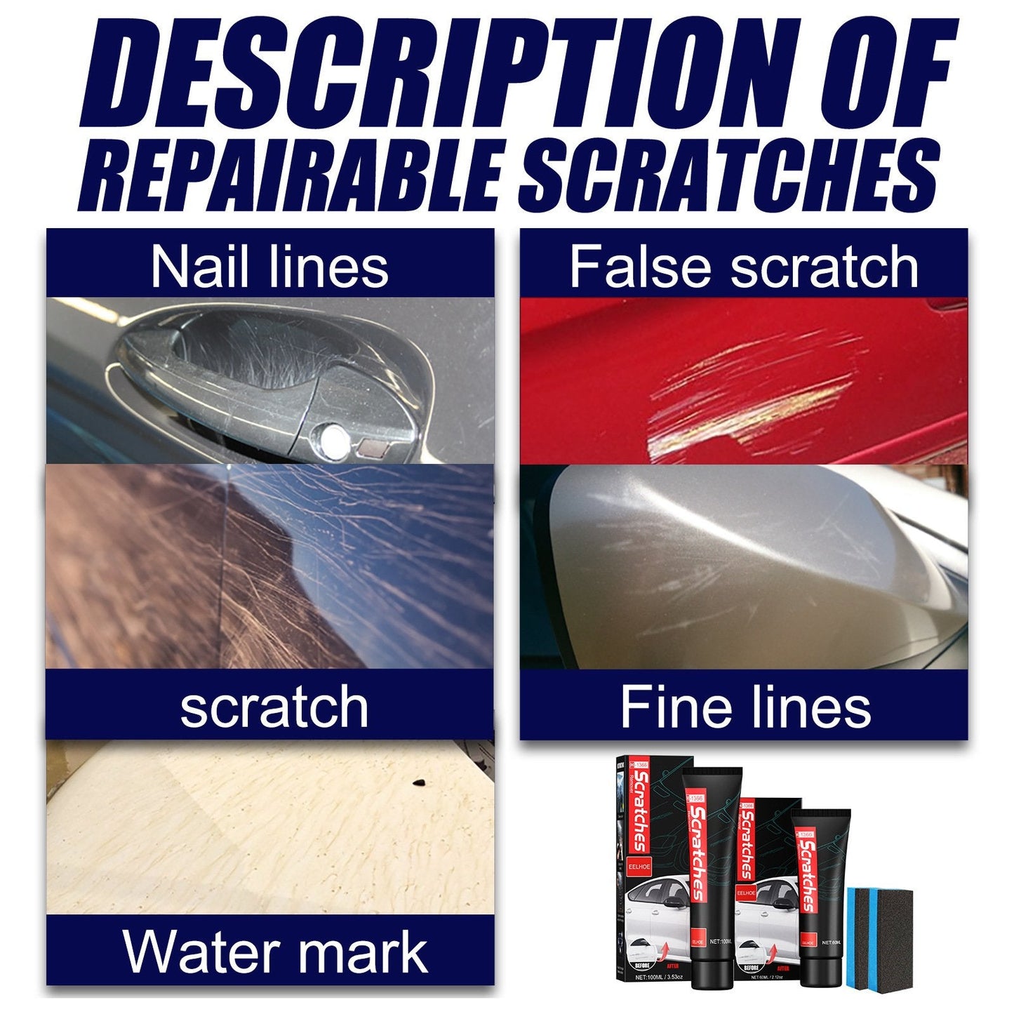 💕Premium Car Scratch Removal Kit