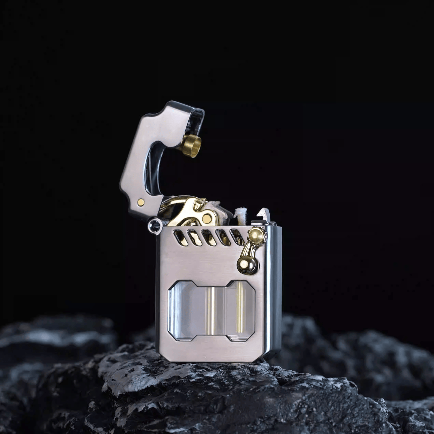 💖Mecha Metal Rocker Lighter