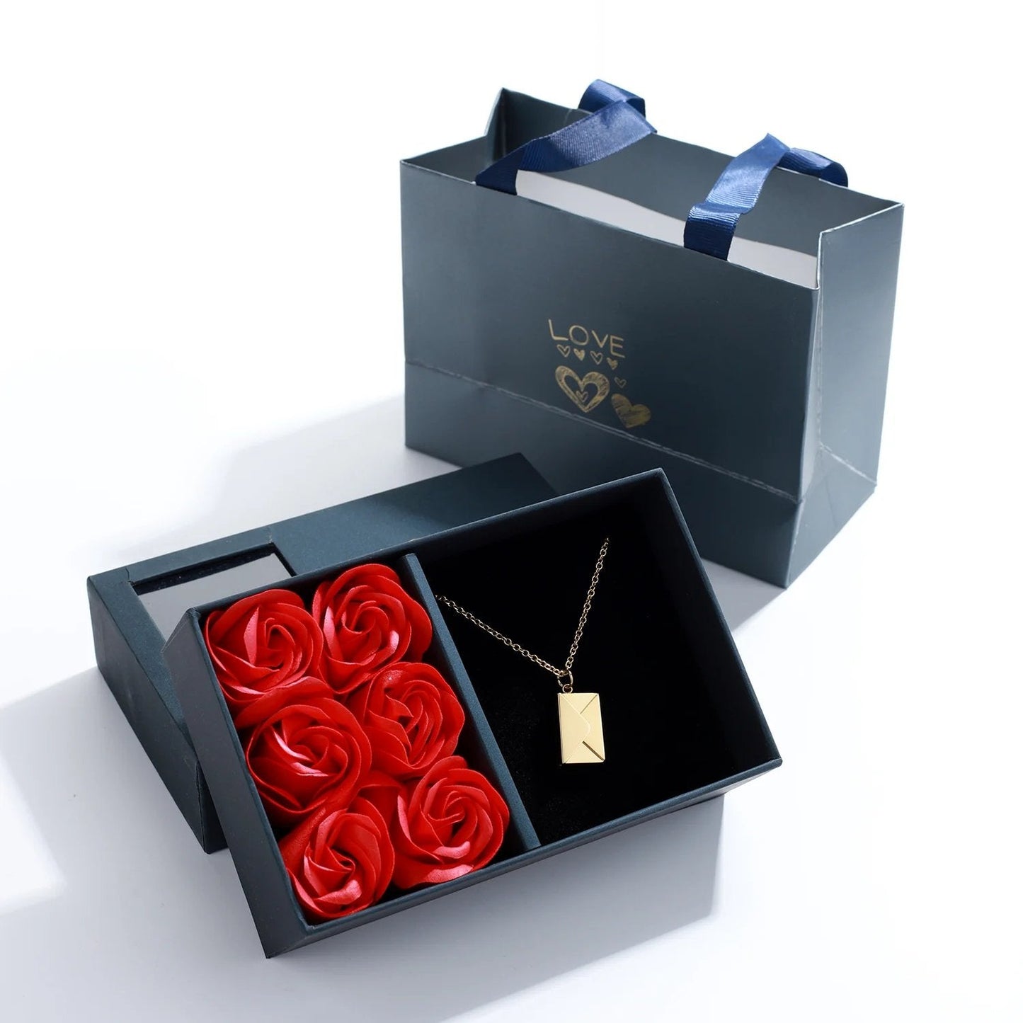 🎁Perfect Gift - Twinkling Heart Waterdrop Stone Necklace