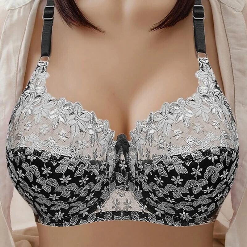 š„ Plus Size Bra Women Wire Free Comfort Soft Breathableš„