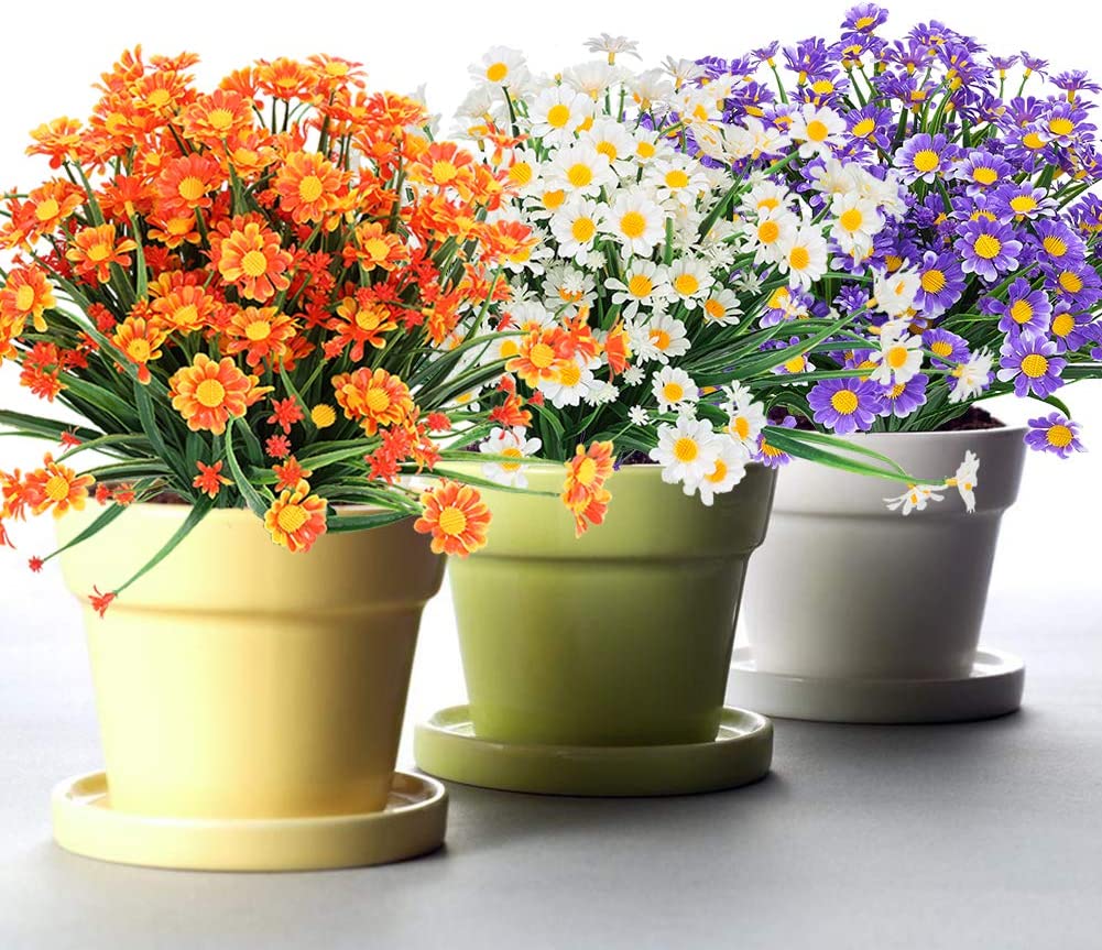 💖Artificial Daisies Flowers for Outdoors💐