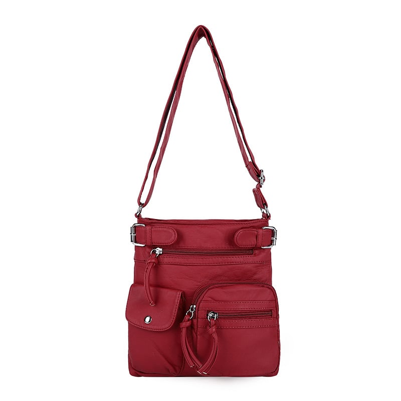 💥Multi-Pocket Crossbody Bag Soft Shoulder Purse Bag