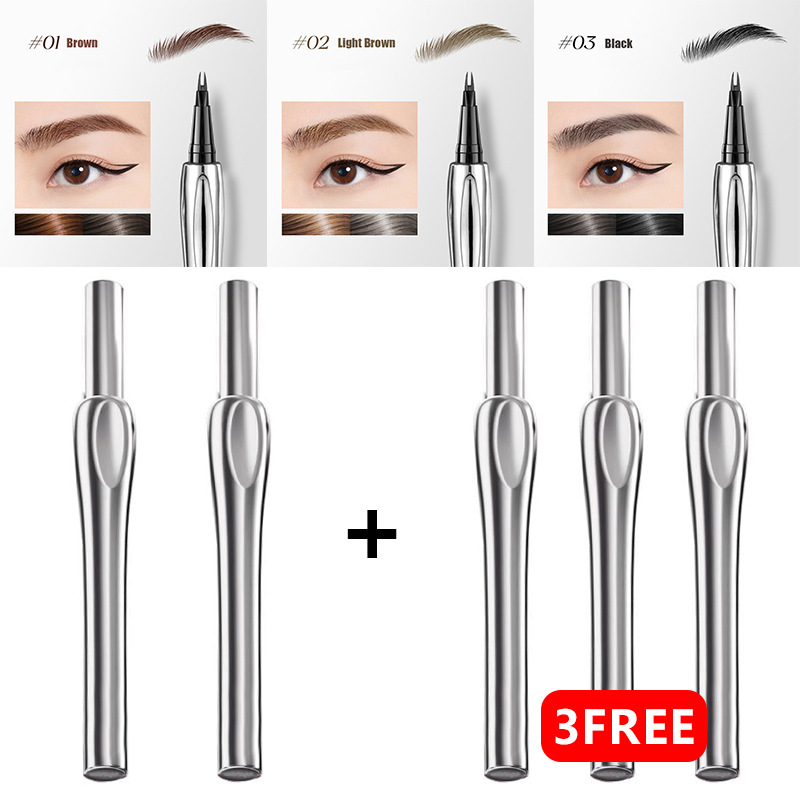 ๐ Upgraded Natural Waterproof Eyebrow Pen with Microfine Tip