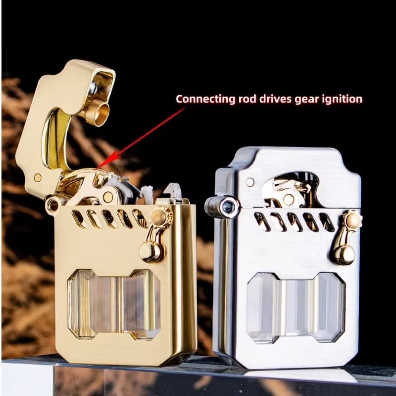 💖Mecha Metal Rocker Lighter
