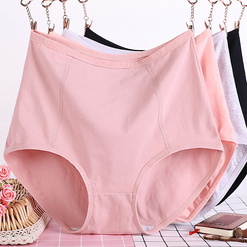 Large size pure cotton hygroscopic and antibacterial underwear