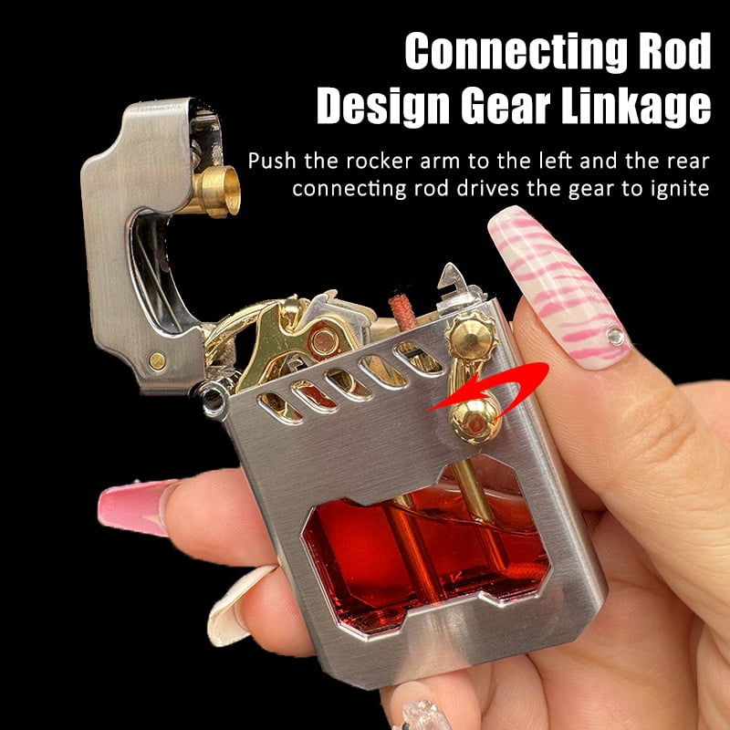 💖Mecha Metal Rocker Lighter