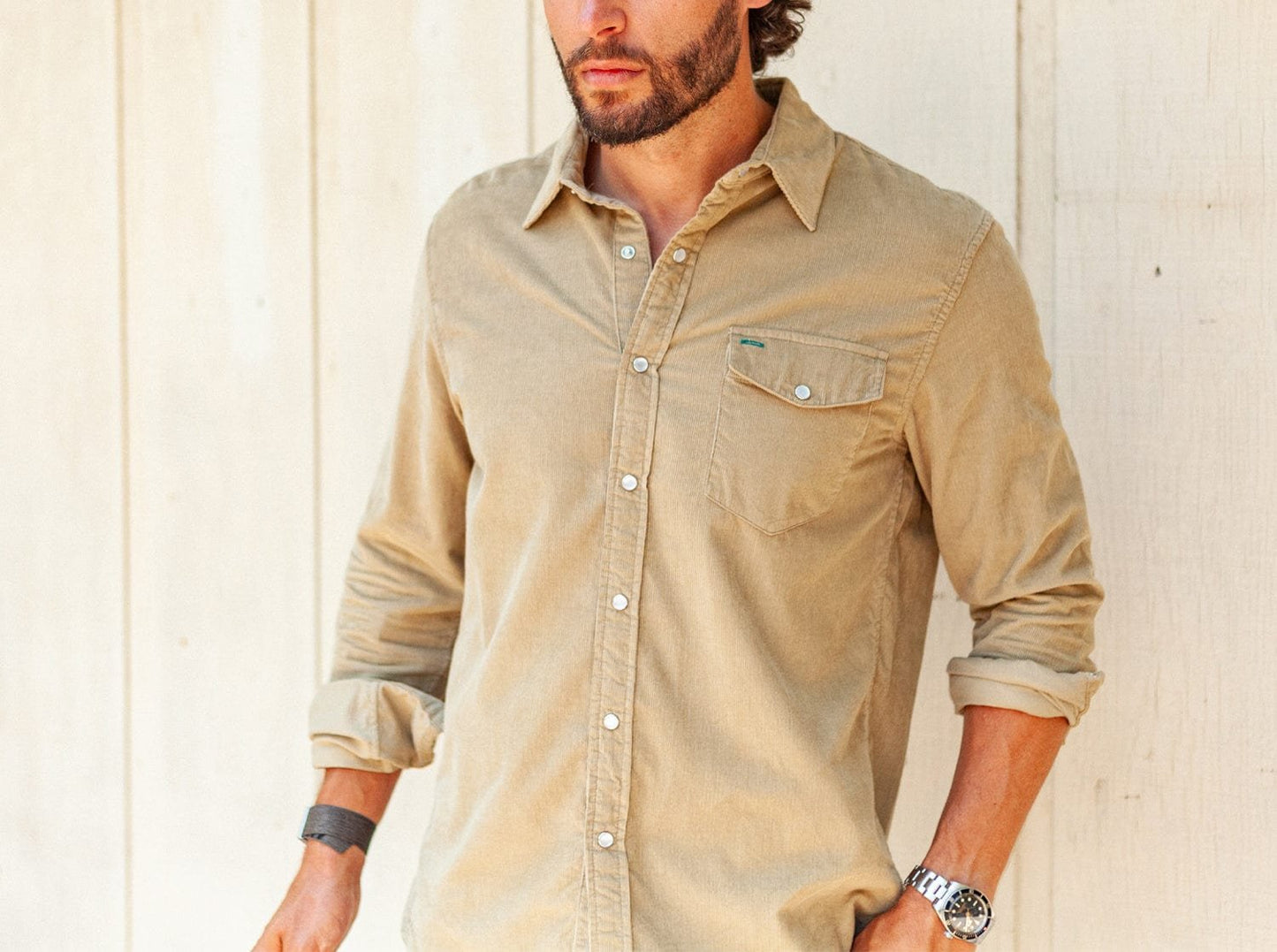 🔥Last day special🔥Corduroy Button Shirt (Buy 2 free shipping)