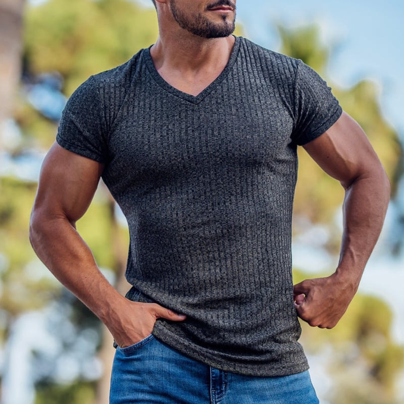 V-NECK SPORTS T-SHIRT