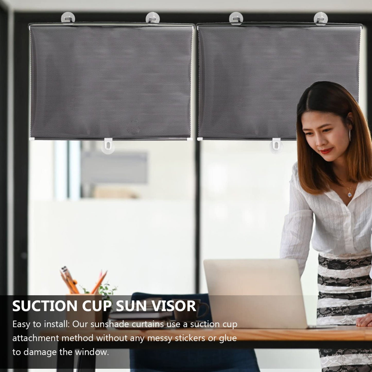 🚗Buy 2 Get 1 Free 🔥Retractable Window Roller Sunshade For Truck/car/SUV/bedroom/kitchen/living room/office