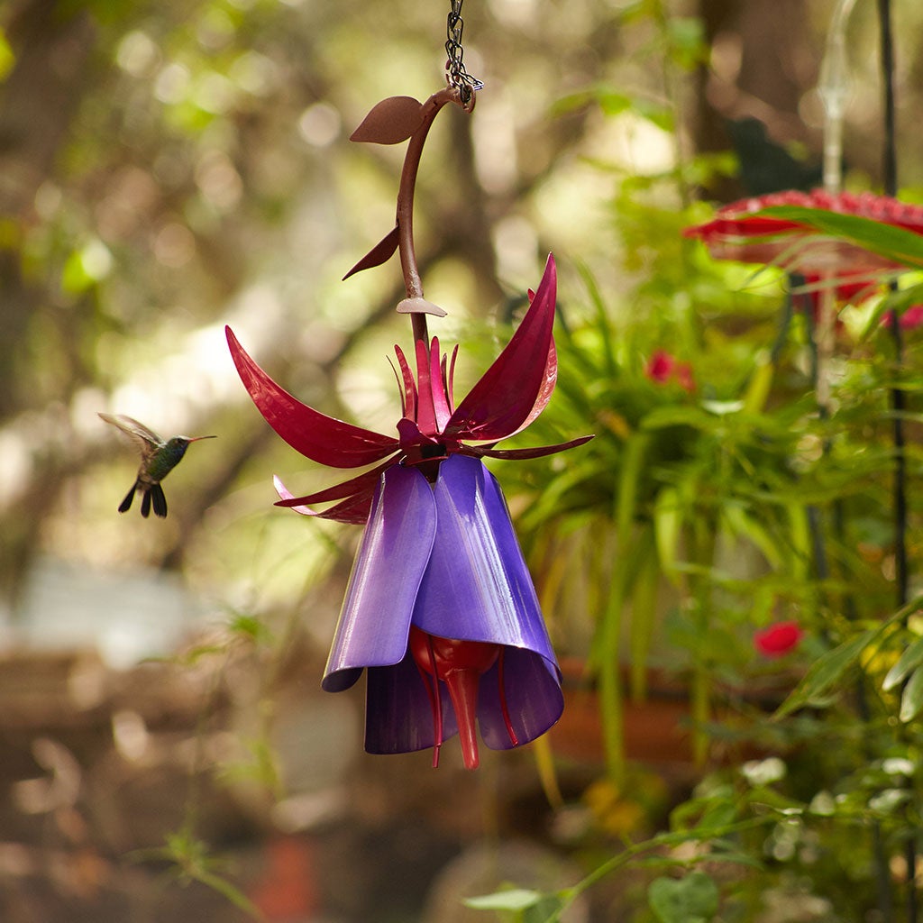 Flower creative Hummingbird feeder water feeder