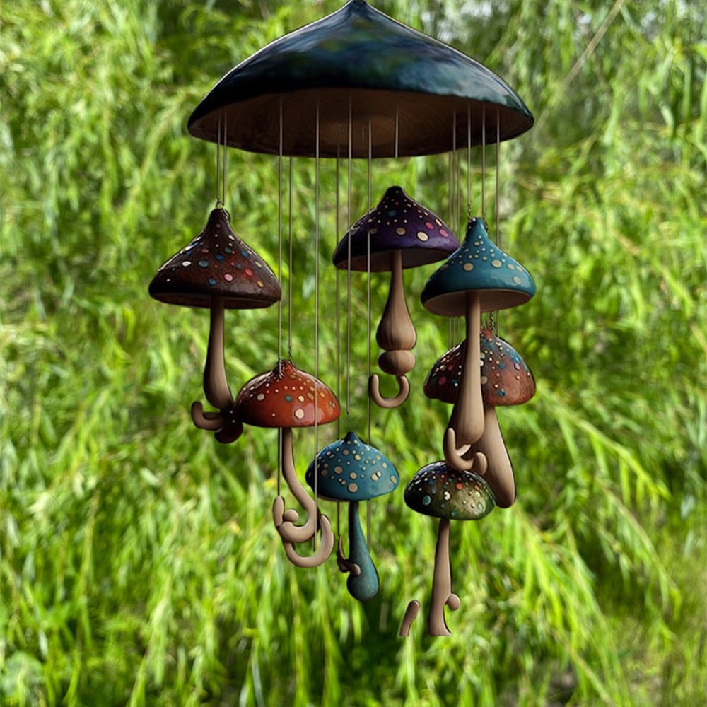 🔥Mushroom Campanula Handmade Art