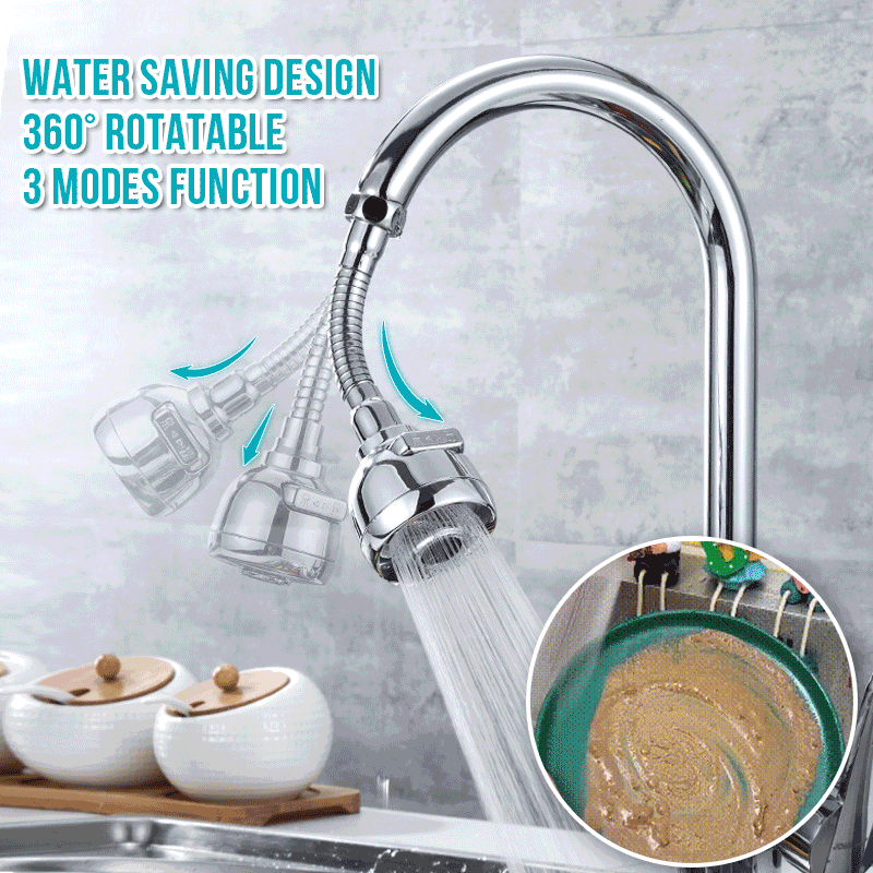 🔥Upgraded 360° Rotatable Faucet Sprayer Head