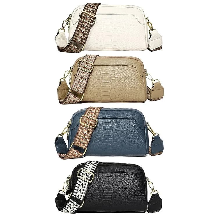 🔥First Layer Cowhide Crossbody Bag Alligator Pattern Women Shoulder Bag for Work