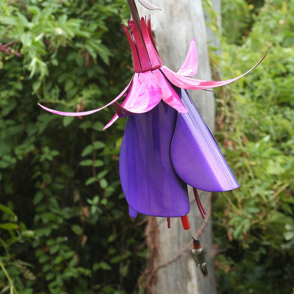 Flower creative Hummingbird feeder water feeder