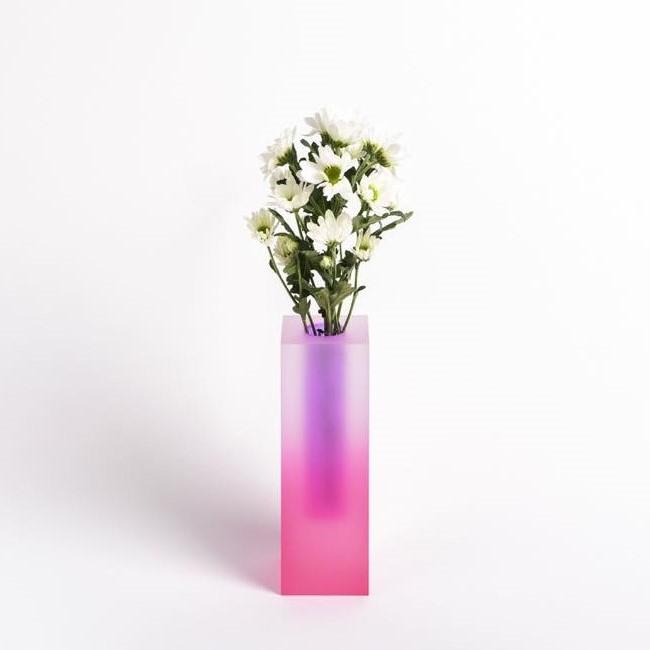 Neon Acrylic Pipe Vase Set (4pcs)