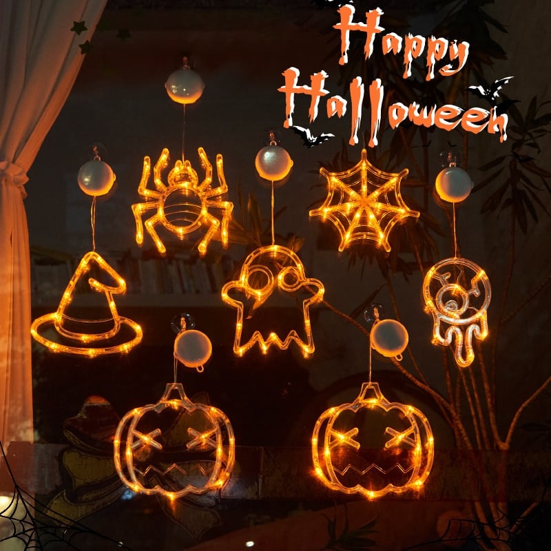 ✨Hot Sale✨ 2023 Upgrade Halloween Window Lights Decorations