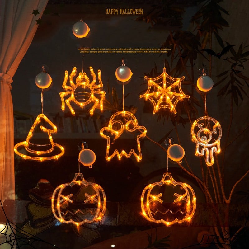 ✨Hot Sale✨ 2023 Upgrade Halloween Window Lights Decorations