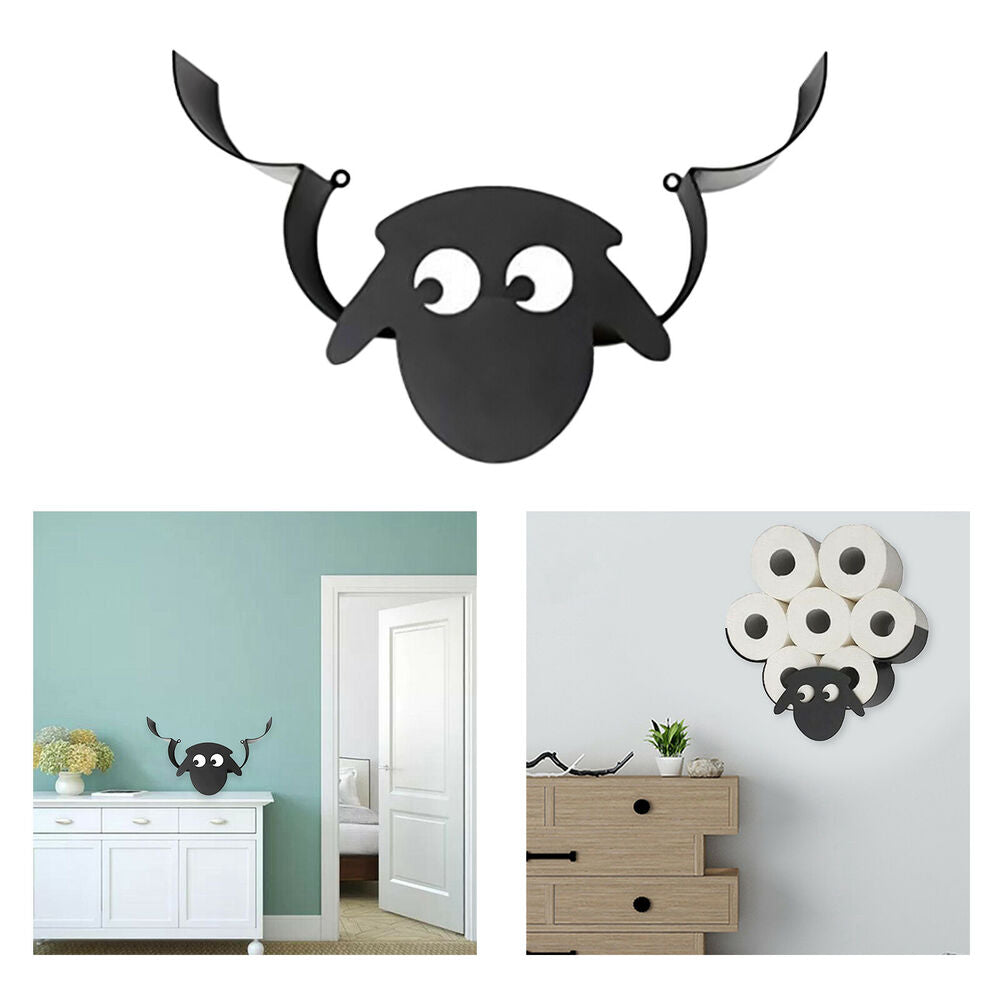 Hanging Sheep Toilet Paper Shelf