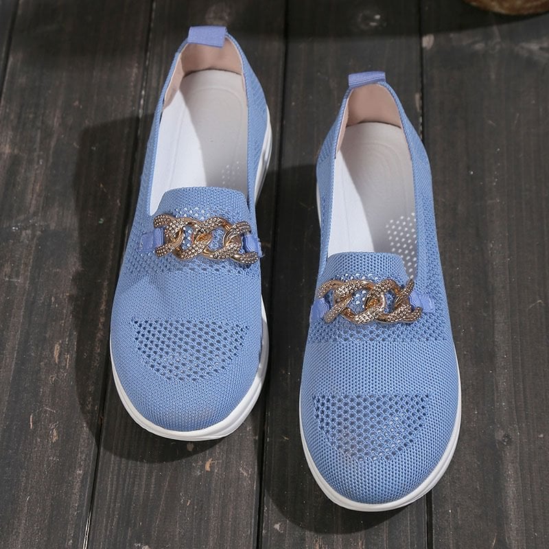 ๐ Breathable Wedge Sneakers