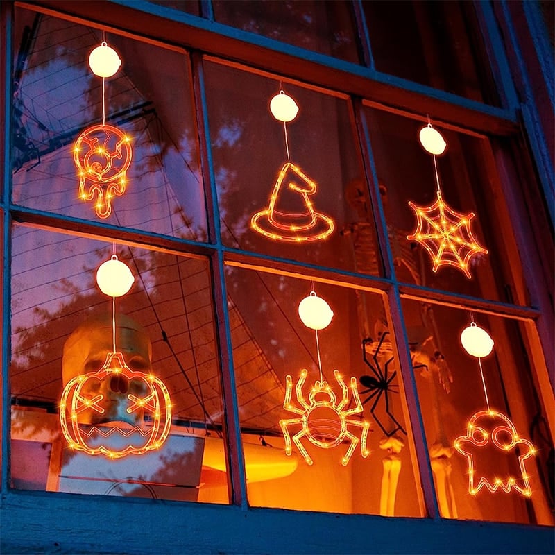 ✨Hot Sale✨ 2023 Upgrade Halloween Window Lights Decorations