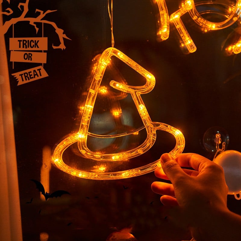 ✨Hot Sale✨ 2023 Upgrade Halloween Window Lights Decorations