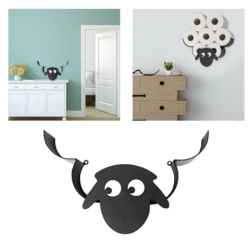 Hanging Sheep Toilet Paper Shelf