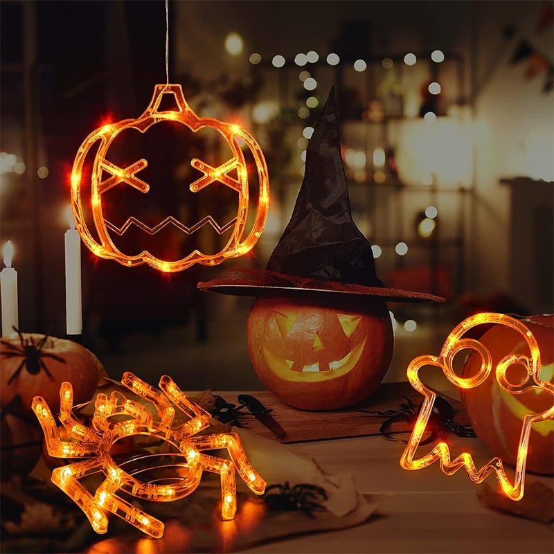 ✨Hot Sale✨ 2023 Upgrade Halloween Window Lights Decorations