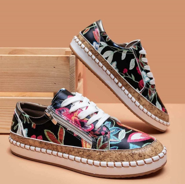 🔥 Orthopedic Flower Women's Shoes