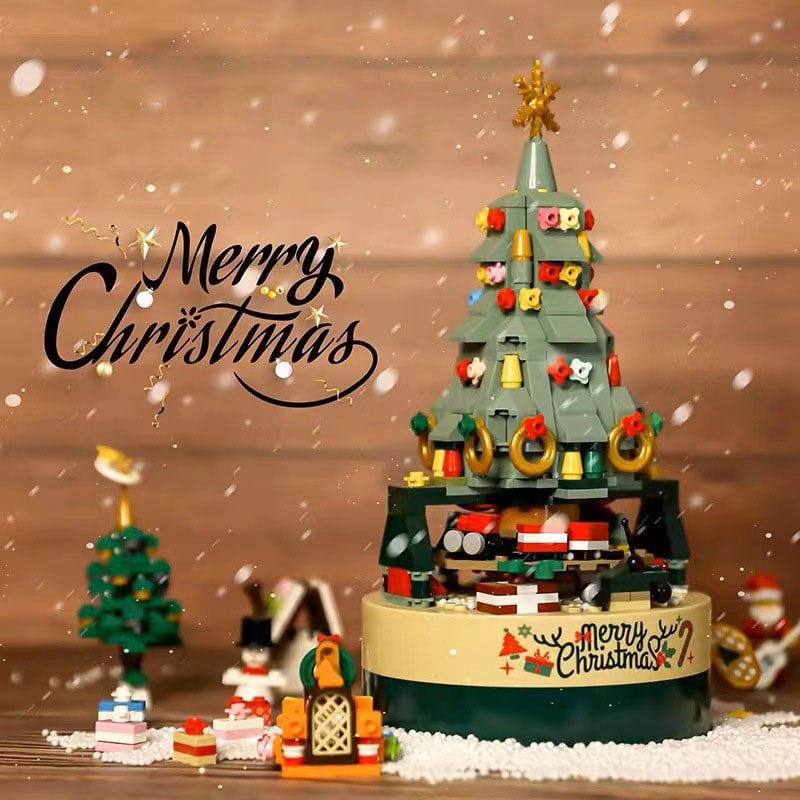 🎄 DIY Christmas Tree Brick Music Box🎵
