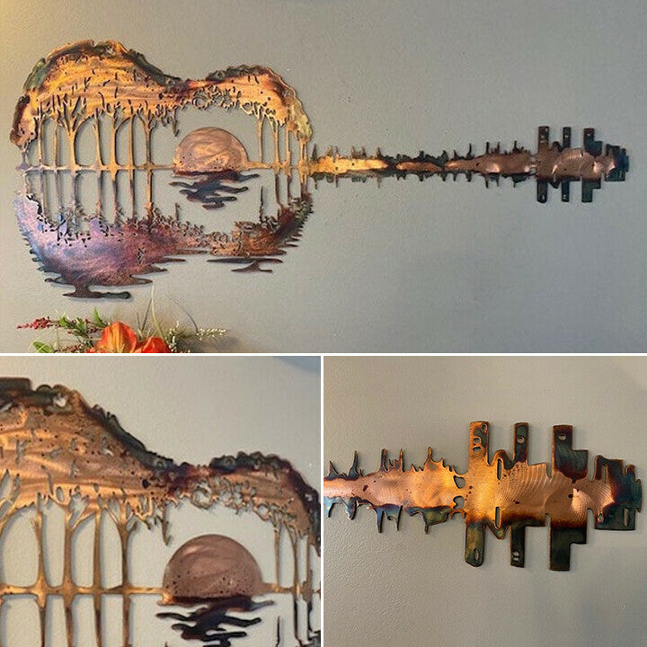 Handmade Angel Abstract Guitar Metal | Guitarist Art | Ideal Gift for Guitar