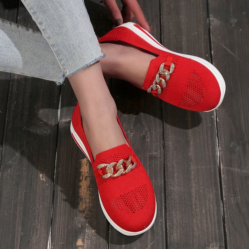 ๐ Breathable Wedge Sneakers