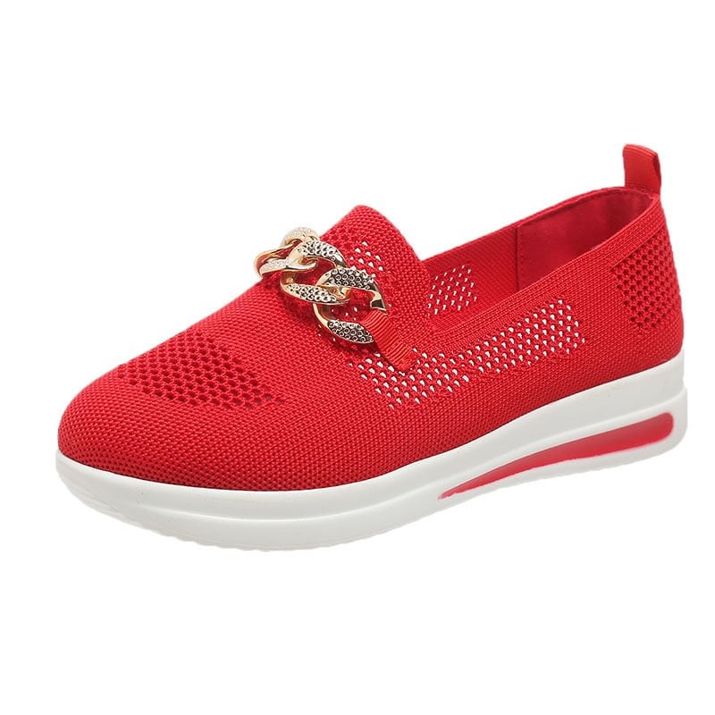 ๐ Breathable Wedge Sneakers