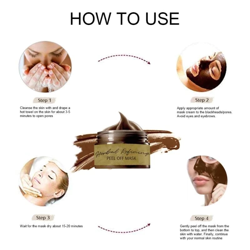🔥Herbal Refining Peel-Off Facial Mask