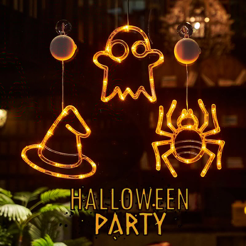✨Hot Sale✨ 2023 Upgrade Halloween Window Lights Decorations