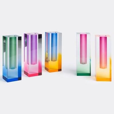 Neon Acrylic Pipe Vase Set (4pcs)