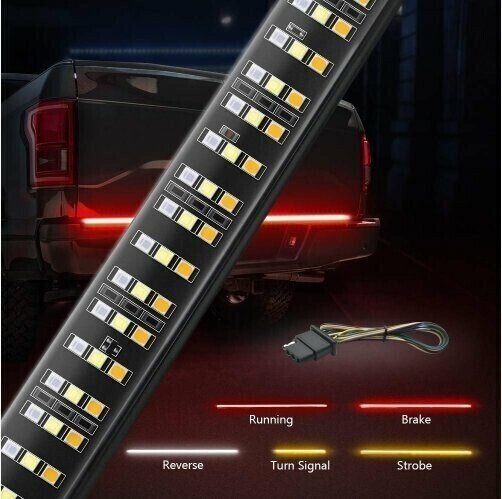 LED tailgate lights, turn signals and driving and reversing lights.