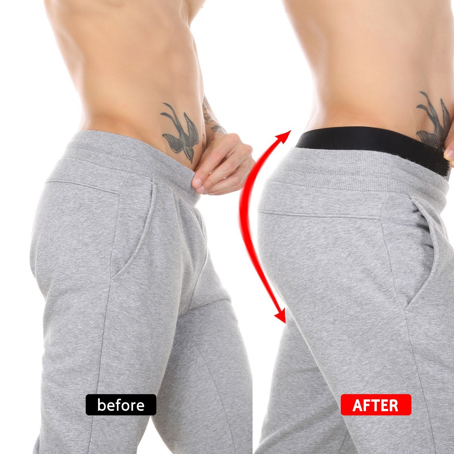 Ice Silk Breathable Men's Butt Lift Underwear