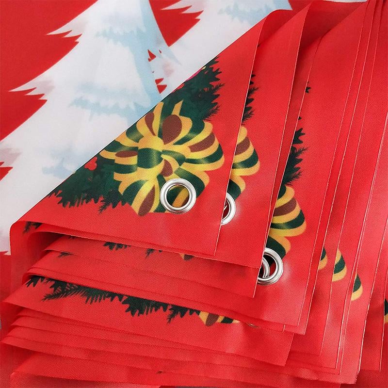 🧑🎄Christmas Hot Sale - Christmas Outdoor Banner Flag Pulling