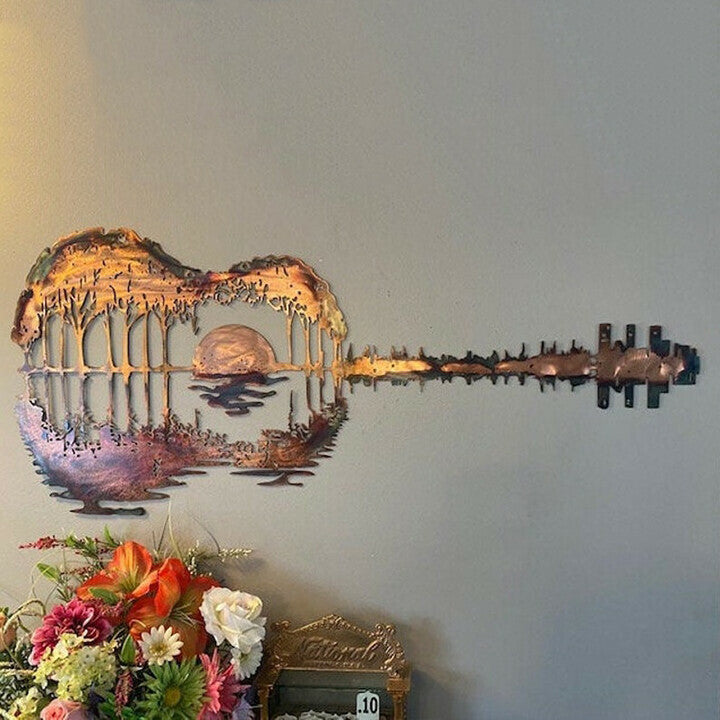 Handmade Angel Abstract Guitar Metal | Guitarist Art | Ideal Gift for Guitar