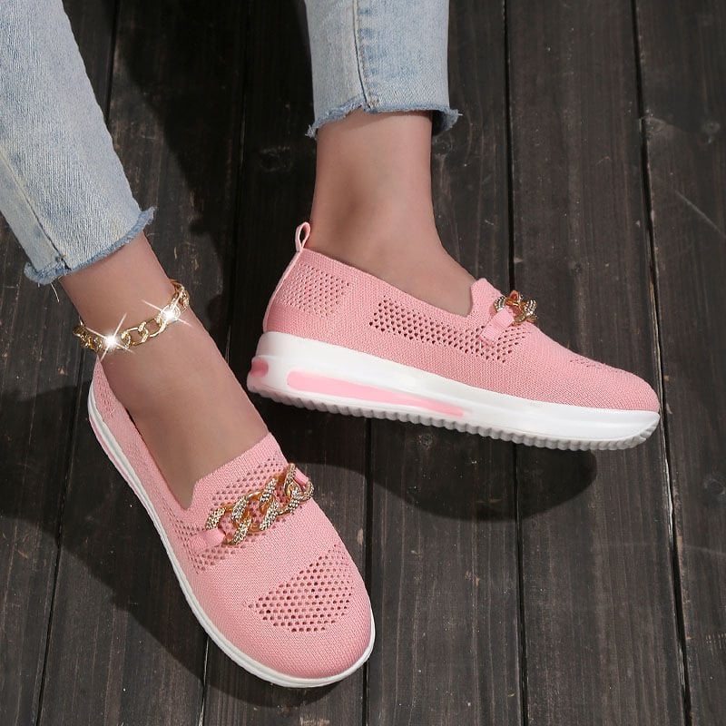 ๐ Breathable Wedge Sneakers