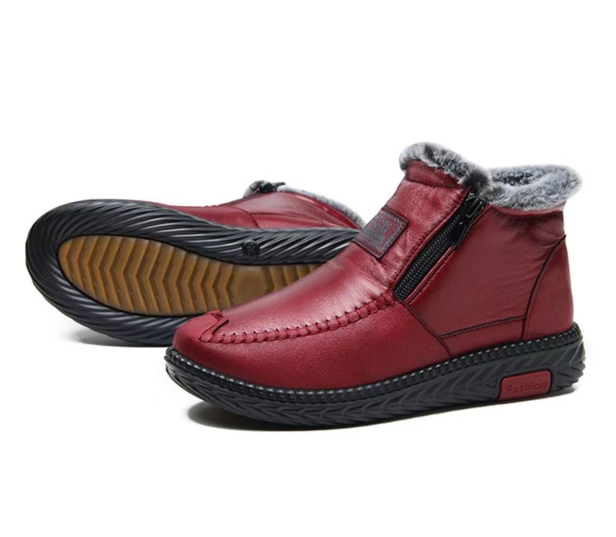 New fleece thickened warm snow boots