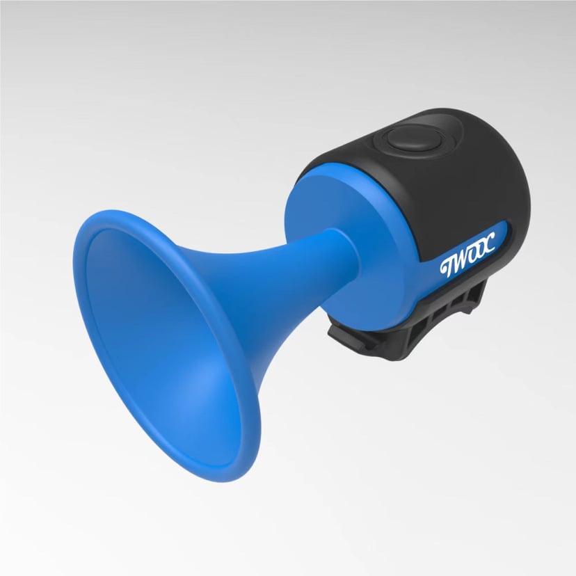Electric Bike Horn 120DB Electronic Bicycle Bell with Easy Install, IPX4 Waterproof