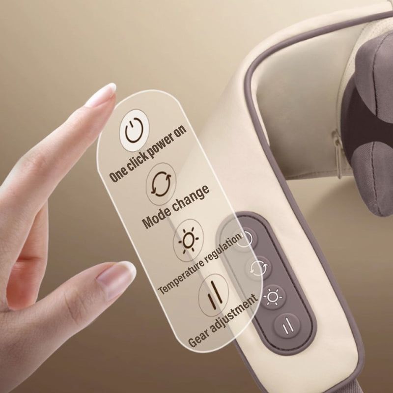 🌹2023 Summer Hot Sale-Neck & Shoulder Massager with Heat